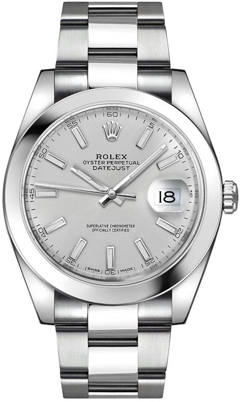 rolex in silber|rolex silver watch price.